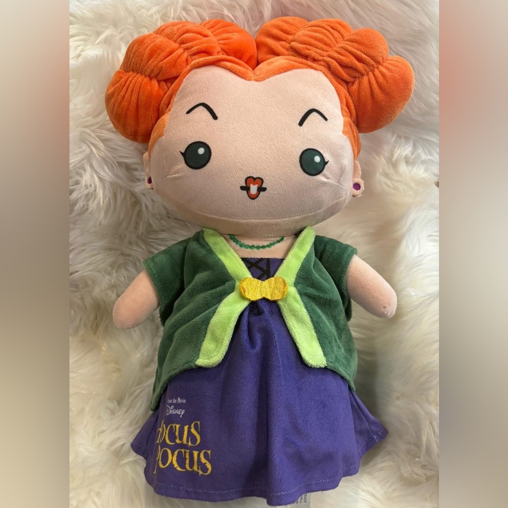 Disney Gemmy HOCUS POCUS 17” Plush Halloween Greeter Winifred Sanderson Witch